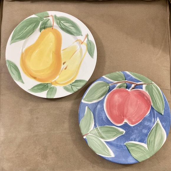 Home Plate Other - Vintage Fruit Plates